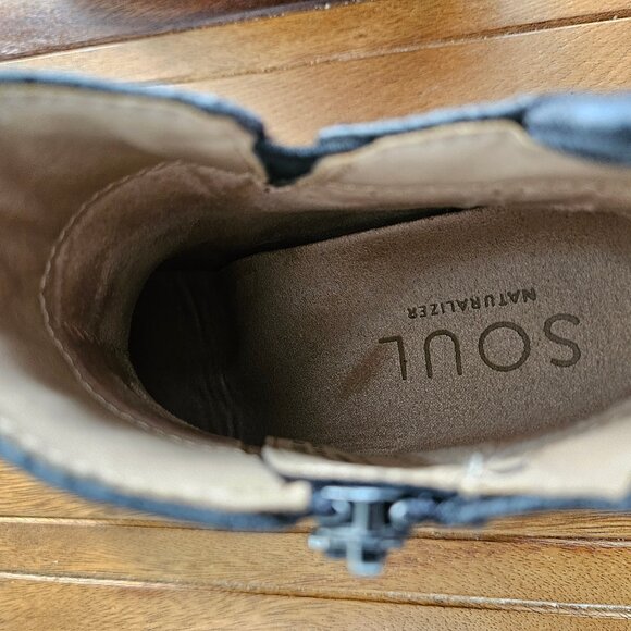 Soul Naturalizer Wedge Zip Up Ankle Bootie Style Hailey 2 - Picture 6 of 9